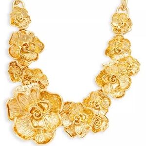 AQUA x Angelica Hicks Abstract Flower & Leaf Statement Necklace, 18"- Exclusive